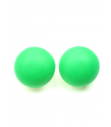 Mooie felle groene oorclips 