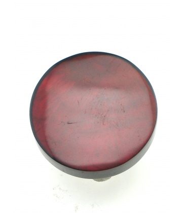 Rode oorclips van parelmoer