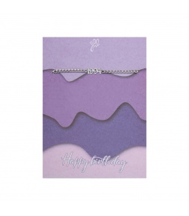 Zilverkleurige armband geboortejaar 1994