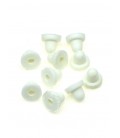 Oorclip rubbertjes geschikt voor de meeste oorclips met klemmetje (10 stuks)