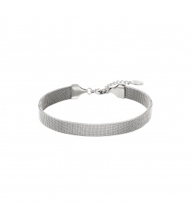 Zilverkleurige simpele armband