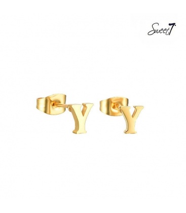 Goudkleurige oorstekers letter Y
