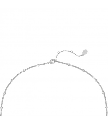 Zilverkleurige halsketting met jaartal 1995