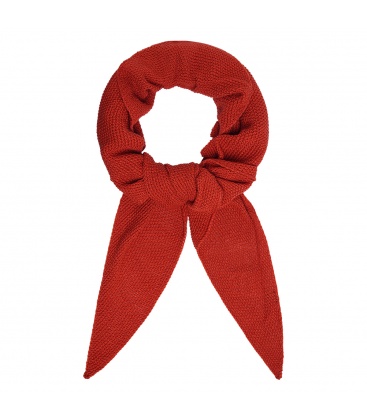 Rode gehaakte sjaal