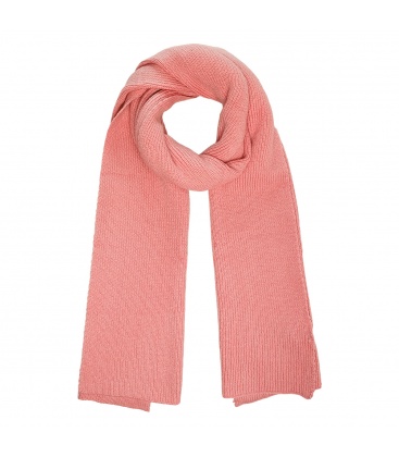 Gebreide roze sjaal