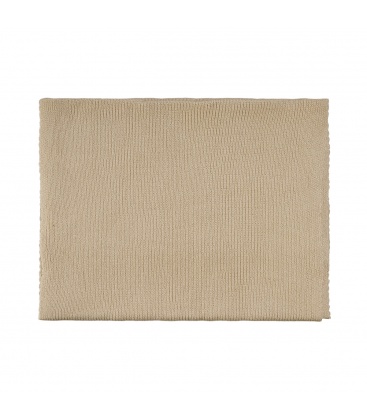 Gebreide beige sjaal
