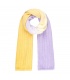 Geel en paars gekleurde sjaal