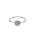 Zilverkleurige ring met stralende donder (16)