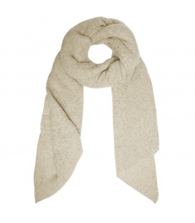 Luxe witte winter sjaal gemaakt van een comfortabele zachte stof.
