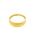 Goudkleurige rechte ring (15)