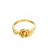 Goudkleurige ring met een roos (17)