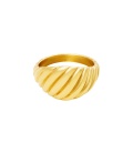 Goudkleurige baguette ring (17)