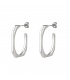 Zilverkleurige oorhangers