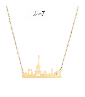Goudkleurige halsketting Parijs