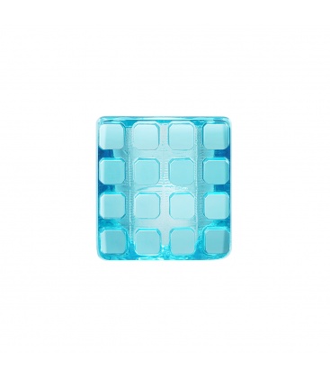 Blauwe kubus ring met blokjes (18)