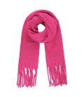 Roze warme winter sjaal