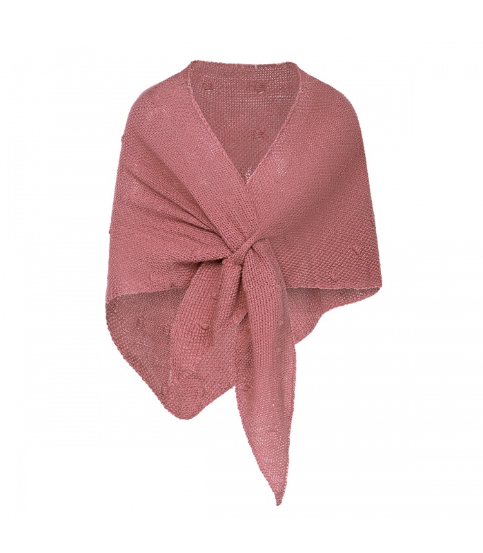 avond Verlaten dam Oud roze omslagdoek met een mooi bolletjes patroon van het merk Yehwang