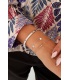  "Goudkleurige Dubbele Armband met Bedels - Subtiele Glamour voor je Pols"