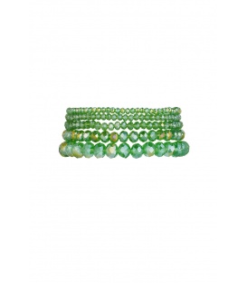 Groene Armband met Gouden Stralen - Perfect voor Elke Gelegenheid