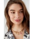 Zilverkleurige Halsketting met Bloemenbedels - Must-have Fashion Item