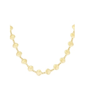 Goudkleurige halsketting met schelpen