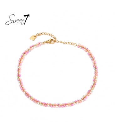 Gekleurde enkelbandje