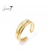 Goudkleurige ring