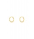 Oorringen goudkleurig minimalistisch rond design