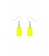 Oorbellen in neon groen beren