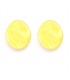 Oorclips geel met een vrolijke uitstraling 
