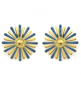 boucles-d-oreilles-clip 23972-yoruba-boucle-d-oreille-clip-acier-turquoise