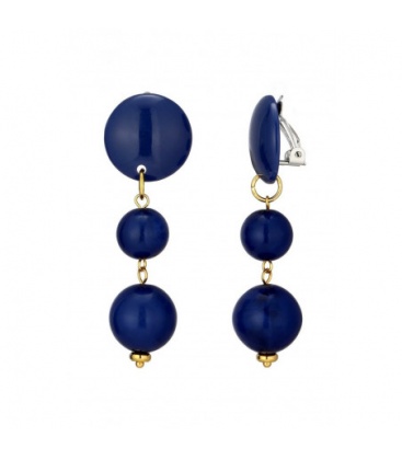 boucles-d-oreilles-clip 22916-ursila-boucle-d-oreille-clip-acier-bleue