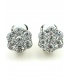 Heldere strass steentjes (Swarovski) oorclips